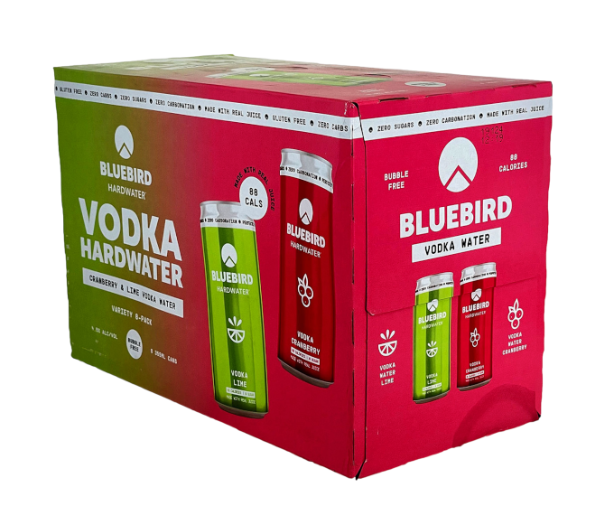 Bluebird Vodka Hardwater Variety 12oz 8-Pack Can