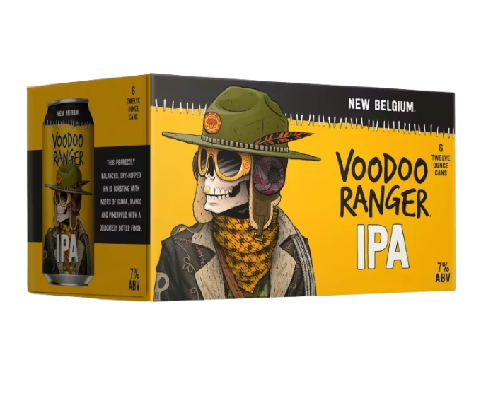 New Belgium Voodoo Ranger IPA 12oz 6-Pack Can