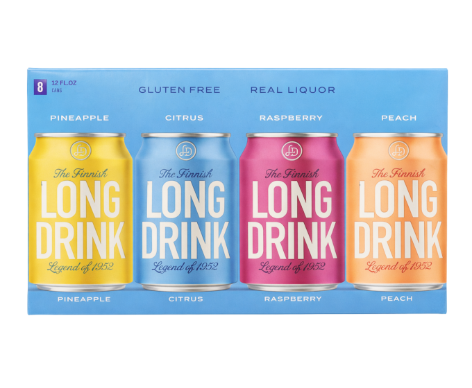 The Finnish Long Drink Variety 355ml 8-Pack Can (PE/PA/R/C) (Scan Correct Item)