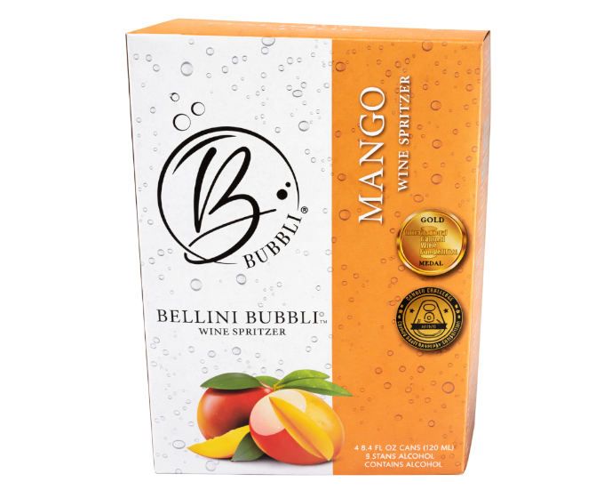 Bellini Bubbli Mango 8.4oz 4-Pack Can