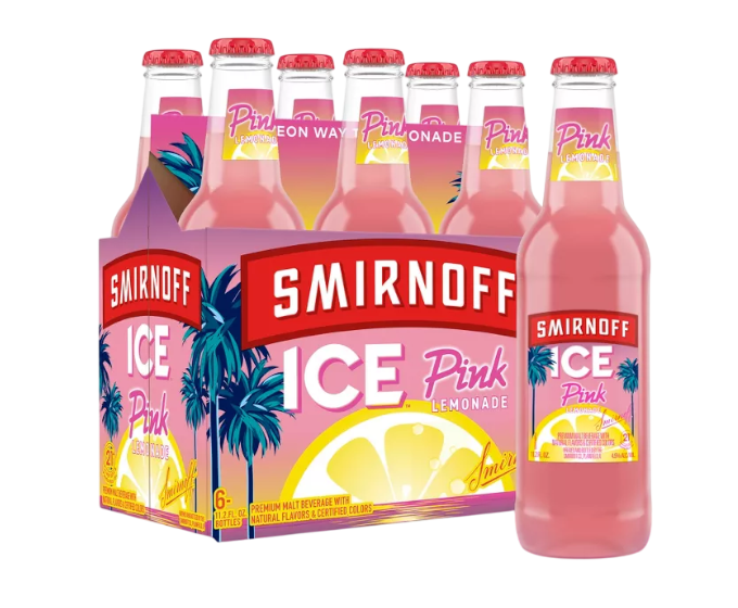 Smirnoff Ice Pink Lemonade 11.2oz 6-Pack Bottle