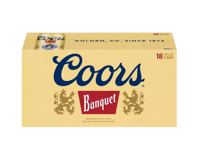 Coors Banquet 12oz 18-Pack Can