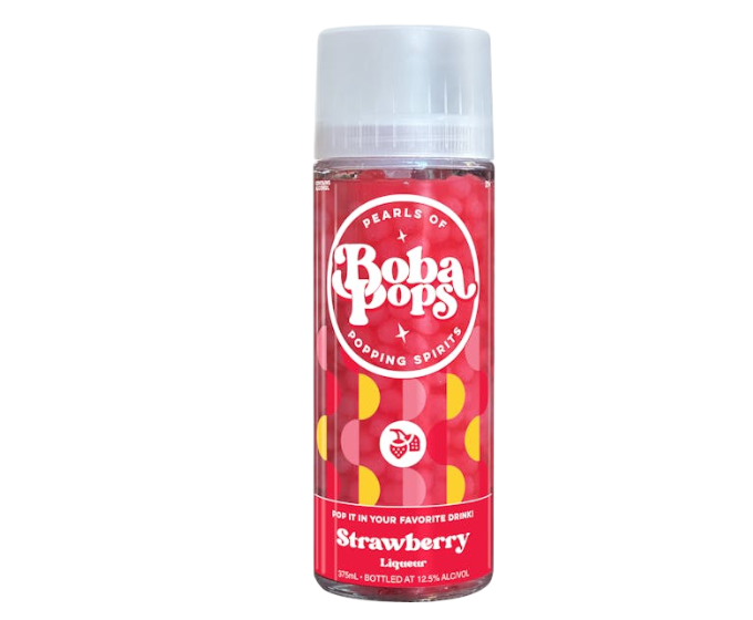 Pearls Of Boba Pops Strawberry 375ml