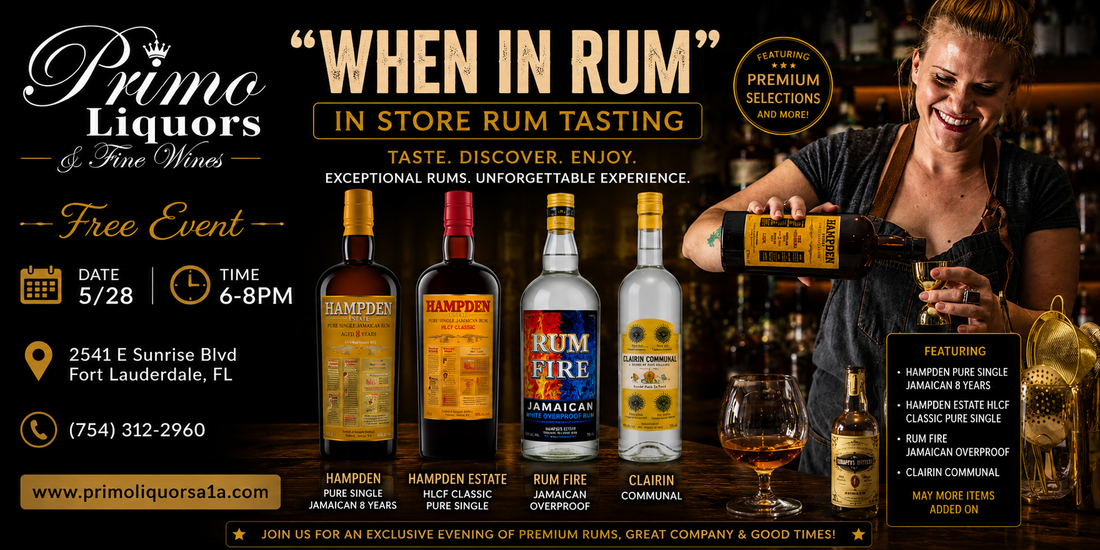 When in Rum – In Store Rum Tasting with Kate Perry