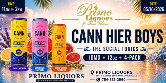CANN HIER BOYS Social Tonics Tasting at Primo Liquors | May 16