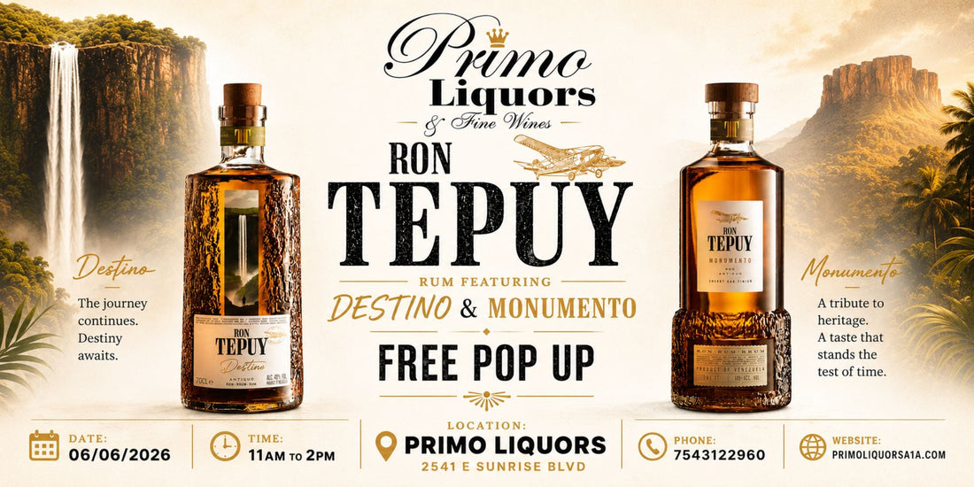 Ron Tepuy Rum Free Pop-Up Tasting at Primo Liquors A1A | June 6, 2026