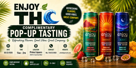 Enjoy THE Complimentary Pop-Up Tasting at Primo Liquors