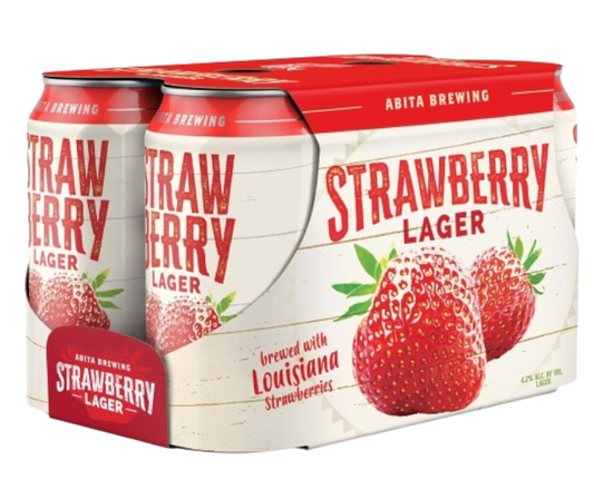 Abita Strawberry Lager 12oz 6-Pack Can