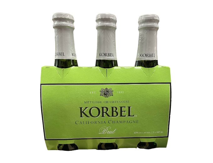 Korbel Brut 187ml 3-Pack