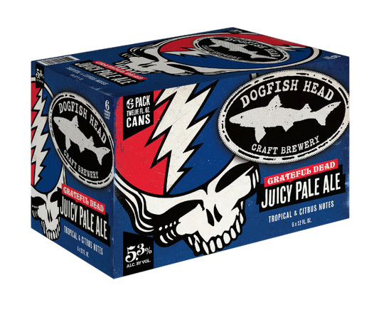 Dogfish Head Grateful Dead Juicy Pale Ale12oz 6-Pack Can
