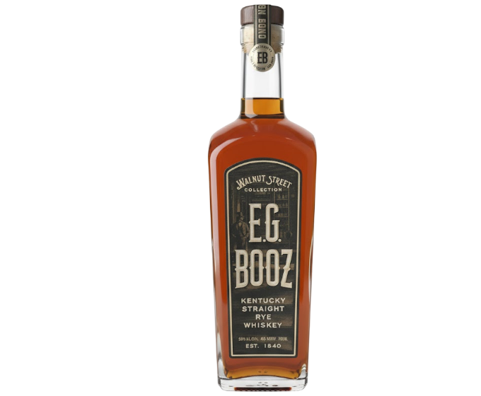 E G Booz Kentucky Straight Rye 750ml