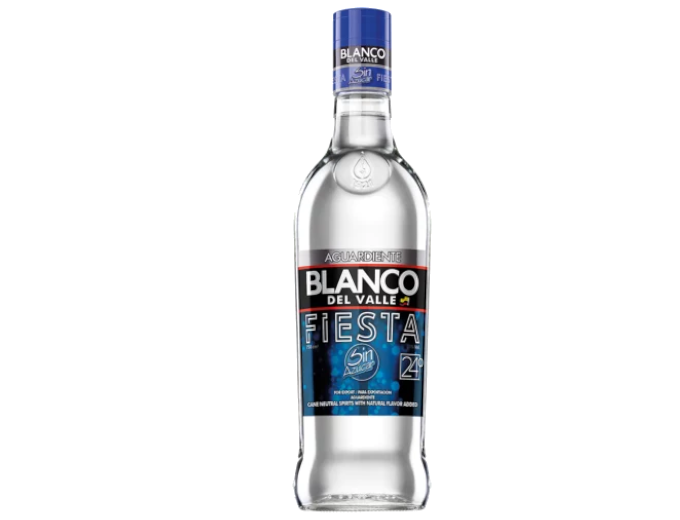 Aguardiente Blanco del Valle Sin Azucar Fiesta 1L