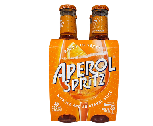 Aperol Spritz 200ml 4-Pack Bottle