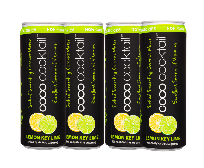 Coco Cocktail Lemon Key Lime 12oz 4-Pack Can