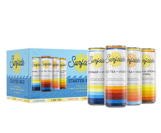 Surfside Variety Iced Tea 12oz 8-Pack Can