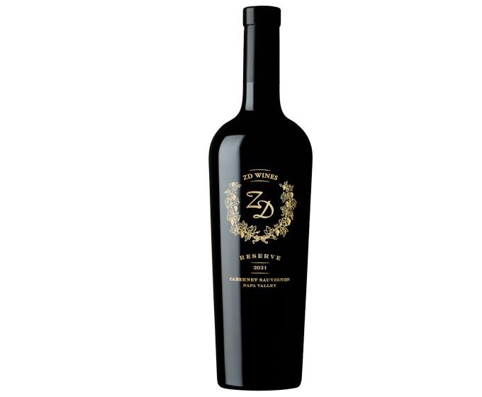 ZD Cabernet Sauv Reserve 2021 750ml (Scan Correct Item)