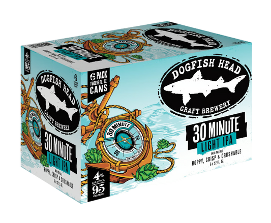 Dogfish Head 30 Minute Light IPA 12oz 6-Pack Can