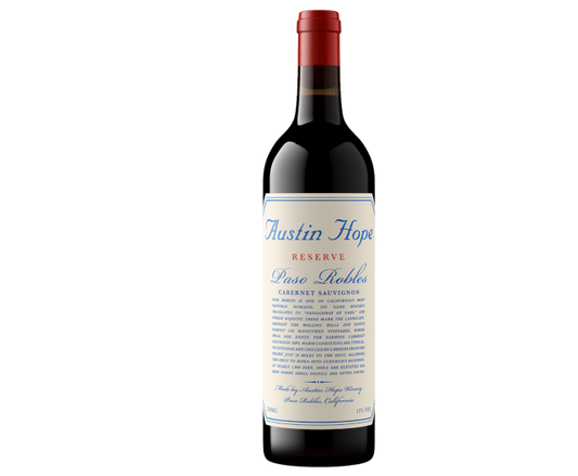 Austin Hope Reserve Cabernet Sauv 2021 750ml (Scan Correct Item)