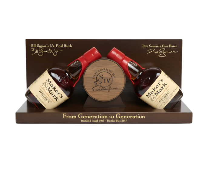 Makers Mark From Generation to Generation Signed by Bill & Rob Samuels 375ml (2b + The Stand)