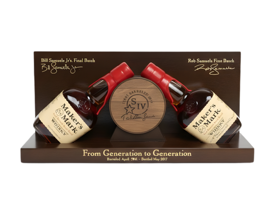 Makers Mark From Generation to Generation Signed by Bill & Rob Samuels 375ml (2b + The Stand)