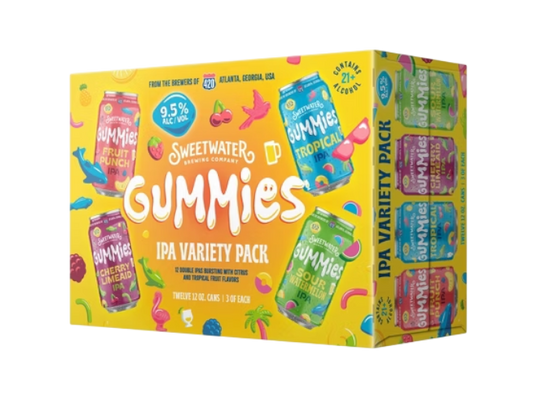 Sweet Water Gummies Variety 12oz 12-Pack Can