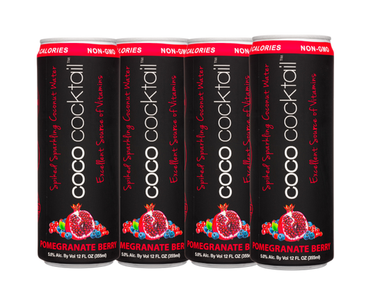 Coco Cocktail Pomegranate Berry 12oz 4-Pack Can