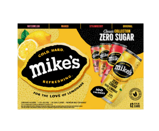 Mikes Hard Lemonade Zero Sugar Variety 12oz 12-Pack Can