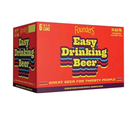 Founders Easy Drinking Beer 12oz 6-Pack Can