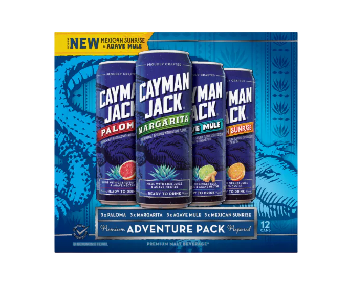 Cayman Jack Adventure Variety 12oz 12-Pack Can (Scan Correct Item)