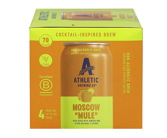 Athletic Moscow Mule NA 12oz 4-Pack Can