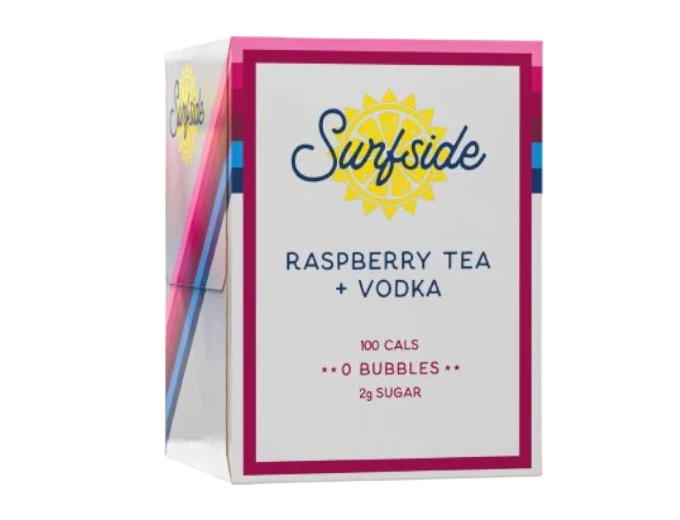 Surfside Raspberry Tea Vodka 12oz 4-Pack Can