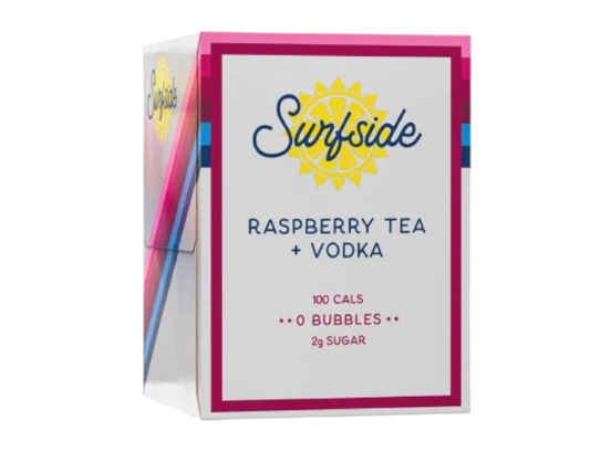 Surfside Raspberry Tea Vodka 12oz 4-Pack Can