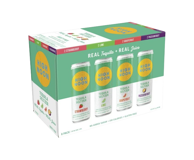 High Noon Tequila Seltzer Variety Pack 12oz 8-Pack Can