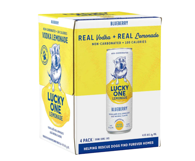 Lucky One Lemonade Blueberry 12oz 4-Pack Can