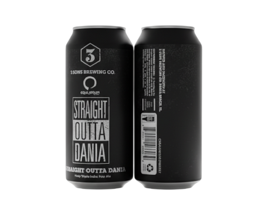 Three Sons Straight Outta Dania 16oz 4-Pack Can (Scan Correct Item)