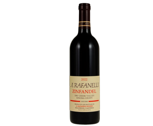 A Rafanelli Zin Dry Creek 2022 750ml (No Barcode)