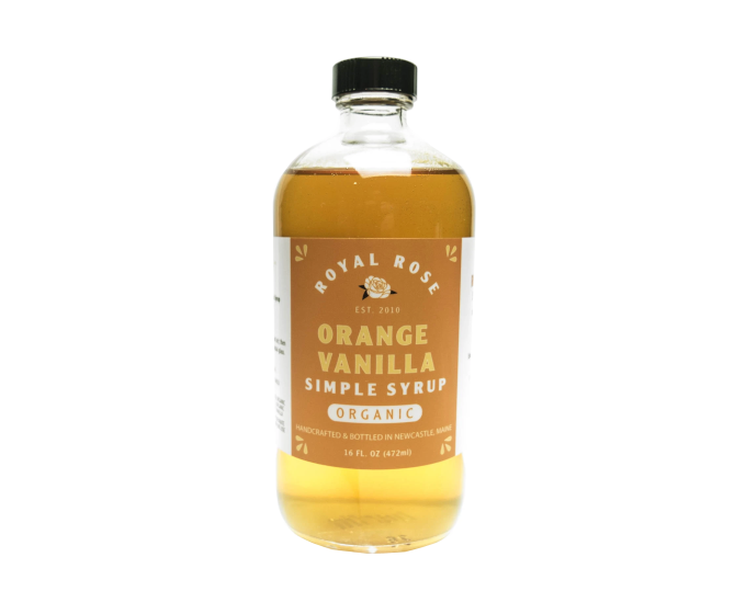 Royal Rose Orange Vanilla Syrup 8oz Bottle