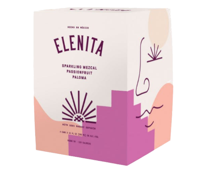 Elenita Passionfruit Paloma 12oz 4-Pack Can