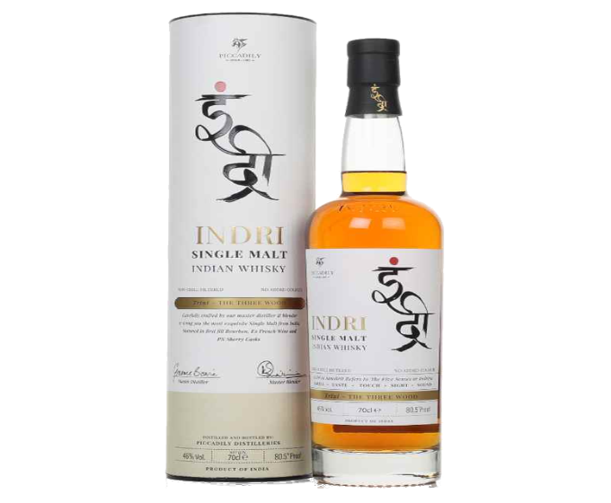 Indri Trini The Three Wood Indian Single Malt 750ml