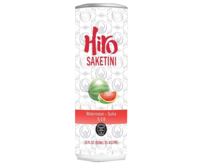 Hiro Saketini Watermelon 12oz 4-Pack Can