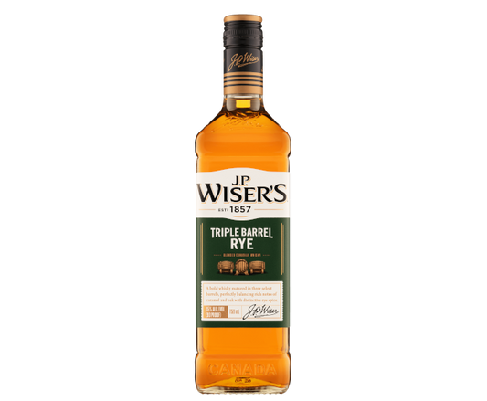 JP Wisers Triple Barrel Rye 750ml (DNO All)