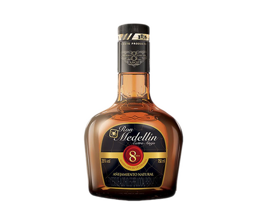 Ron Medellin 8 Years Extra Anejo 750ml (DNO P4)