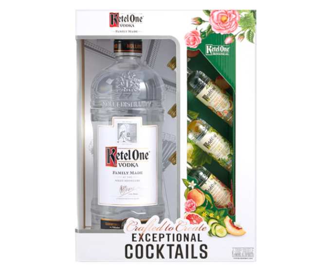 Ketel One Gift Set 1.75L (With 3-50ml)