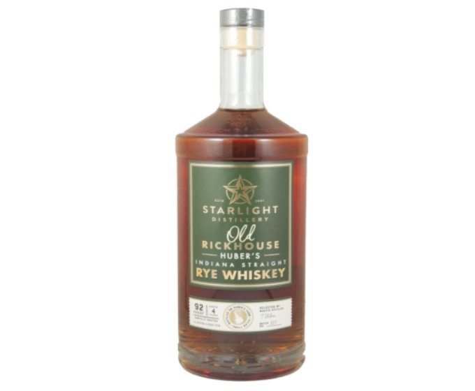 Huber Starlight Old Rickhouse Straight Rye 750ml (DNO P3)