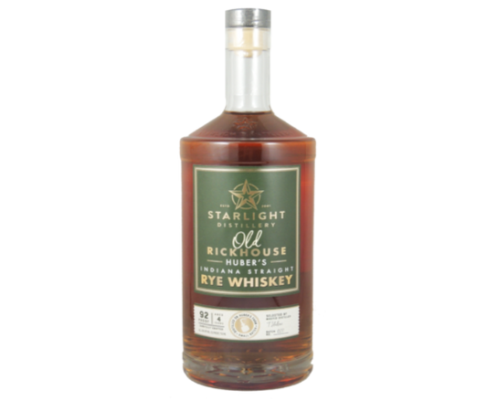 Huber Starlight Old Rickhouse Straight Rye 750ml (DNO P3)