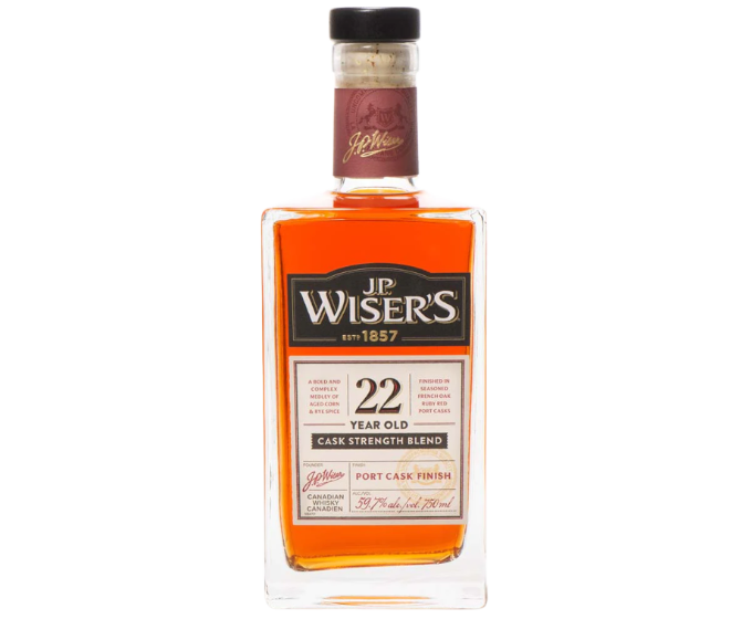 J.P Wisers 22 Years Cask Strength 750ml DNO P3)