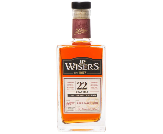 J.P Wisers 22 Years Cask Strength 750ml DNO P3)