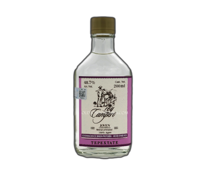 Rey Campero Tepextate Mezcal Joven 200ml (DNO P3)