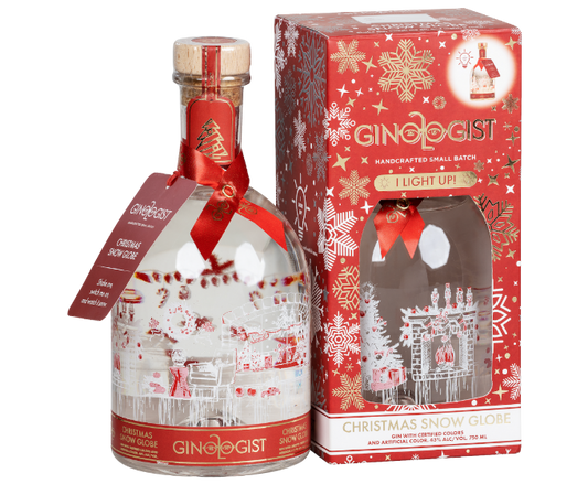 Ginologist Christmas Snow Globe Gin 750ml