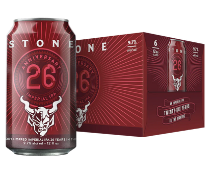 Stone 26th Anniversary Imperial IPA 12oz 6-Pack Can